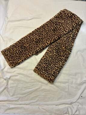 Tourance Luxury Faux Fur Leopard Print Scarf